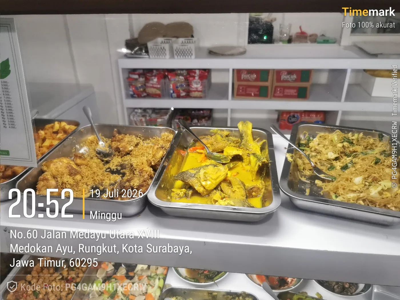 Pilihan lauk harian